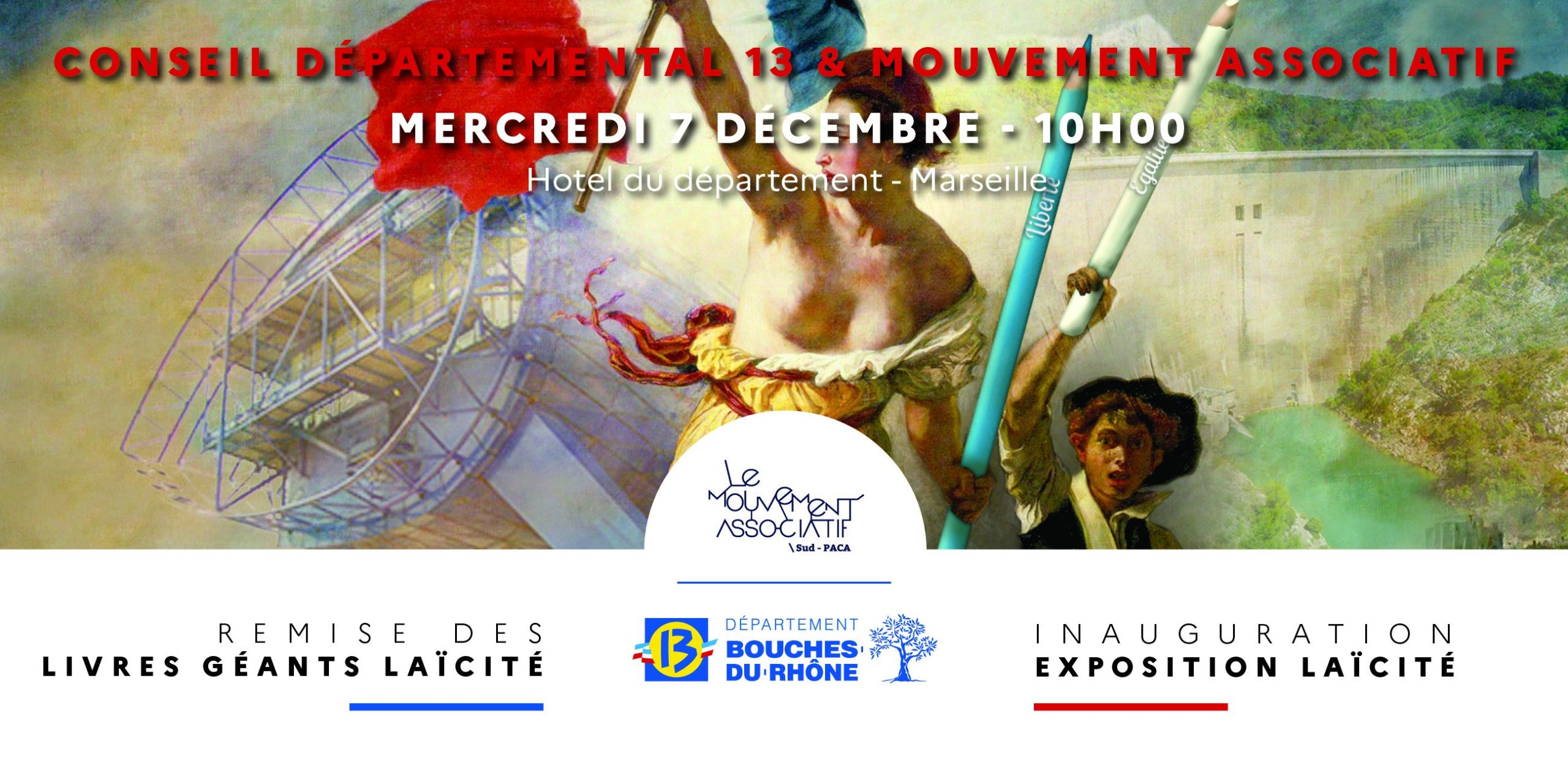 [Semaine de la Laïcité] Le Mouvement Associatif Région Sud Provence Alpes Côte d’Azur organise une remise de livres aux associations