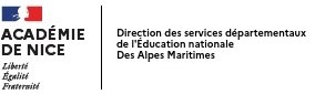 Logo Service départemental à la jeunesse à l'engagement et au sport des alpes maritimes - académie de Nice