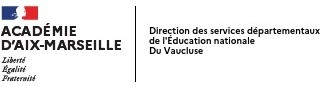 Logo Service départemental à la jeunesse à l'engagement et au sport du Vaucluse - académie d'Aix Marseille - co-animation Guid'Asso PACA