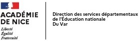 Logo Service départemental à la jeunesse à l'engagement et du VAR - académie de Nice - co-animation Guid'Asso PACA