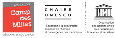 Logo Camp des Milles Chaire UNESCO Aix Marseille université