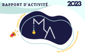 Visuel Rapport d'Activité LMA PACA 2023 - ampoule et porte voix