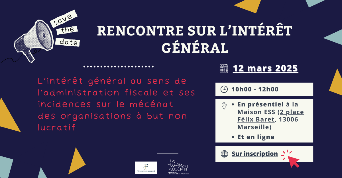 Invitation – Rencontre sur l’Intérêt Général !