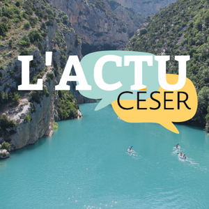 L'actu CESER - sur fond photo - Gorges du Verdon