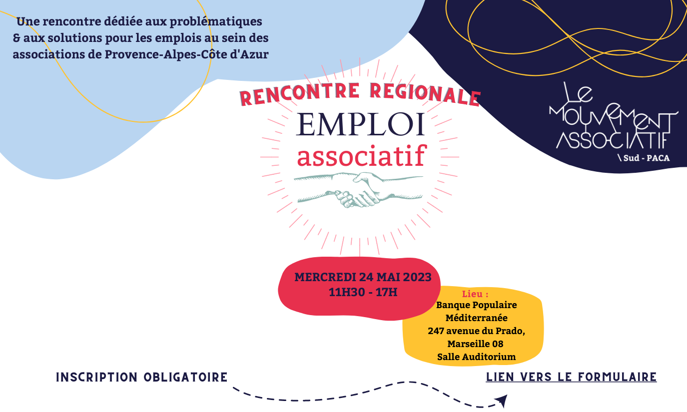 Rencontre régionale de l'emploi associatif du 24 mai 2023