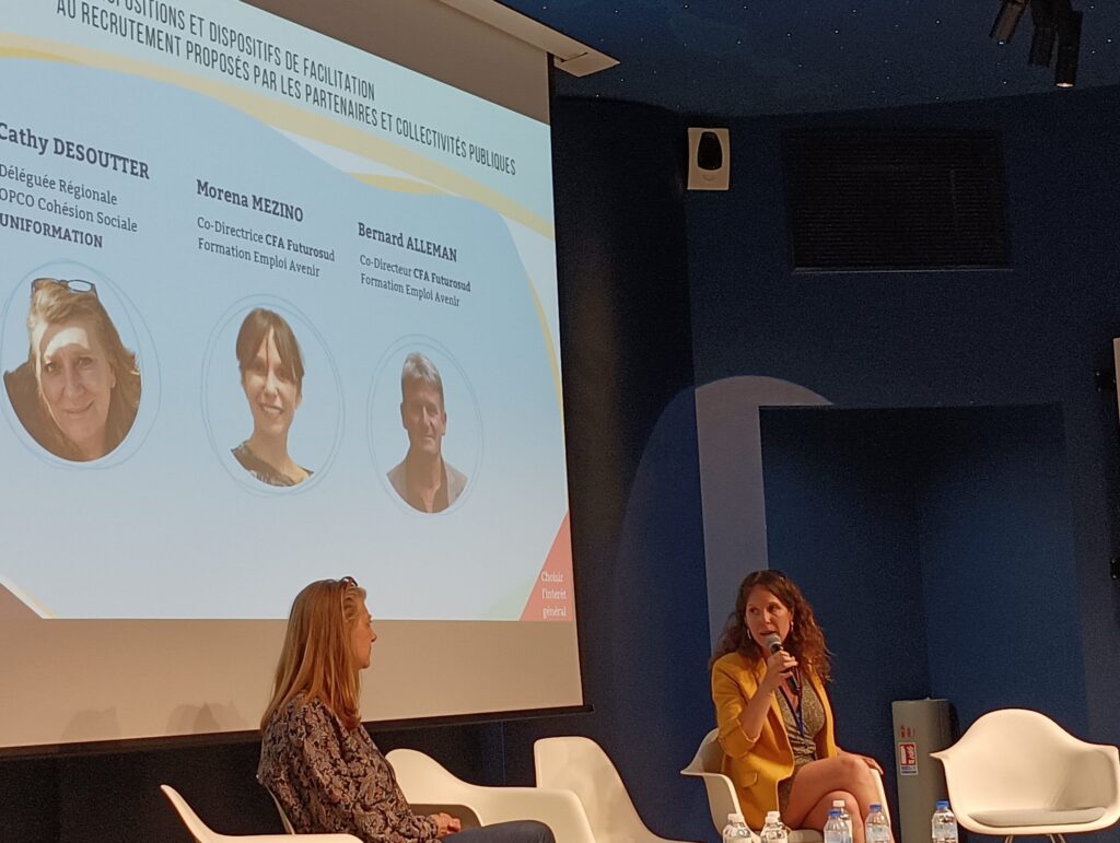 Deuxième table ronde de la Journée Régionale de l'Emploi Associatif du 24 mai 2023 sur les propositions et dispositifs de facilitation au recrutement proposés par les partenaires et collectivités publiques