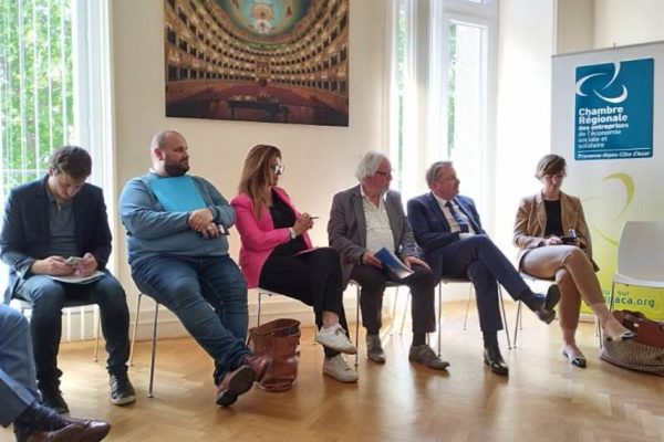 Matinée à la maison de l'ESS pour la Journée Régionale de l'Emploi Associatif du 24 mai, en présence de la Secrétaire chargée de l'Économie sociale et solidaire et de la Vie associative Marlène SCHIAPPA ainsi que son cabinet.