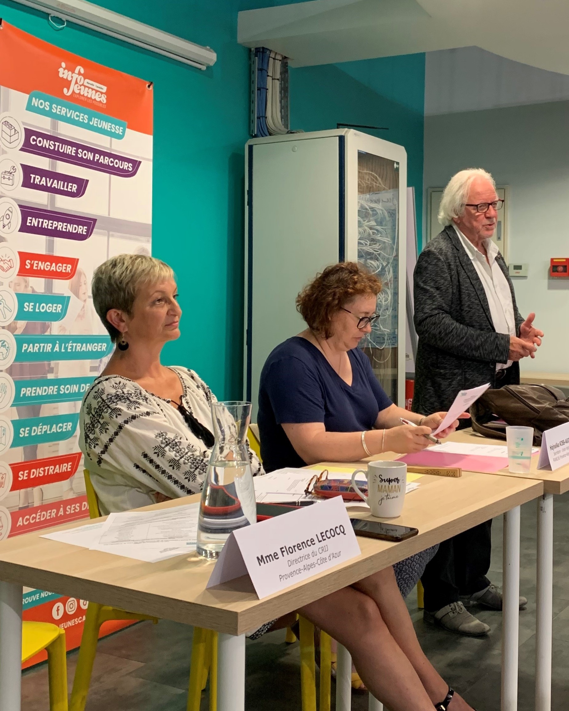 l’Assemblée Générale Extraordinaire du CRIJ PACA prise de parole