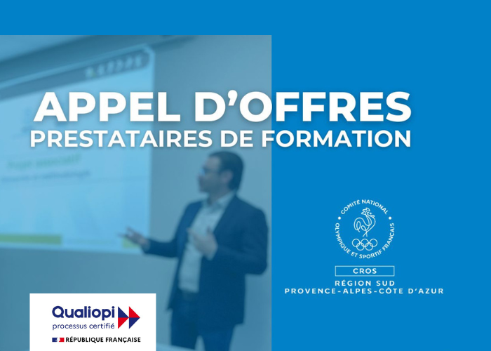 Vignette article - Appel d'offres Formation CROS sur le site du mouvement associatif PACA