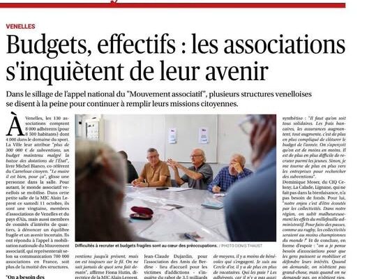 Article Venelles photo article de presse de la mobilisation 11 octobre