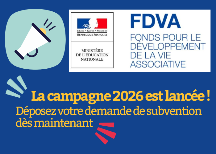 Fond pour le développement de la vie associative - campagne 2026 FDVA