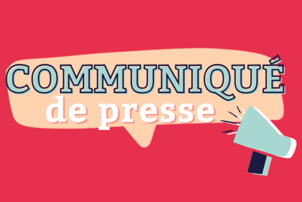 communiqué de presse et illustration mégaphone