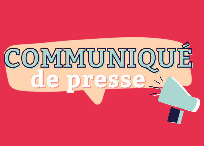 communiqué de presse et illustration mégaphone