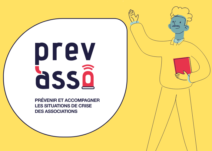 Prev'Asso PACA logo et bonhomme moustache
