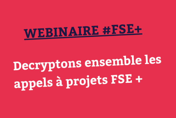 Vignette - Webinaire FSE+: Décryptons ensemble les appels à projets FSE+
