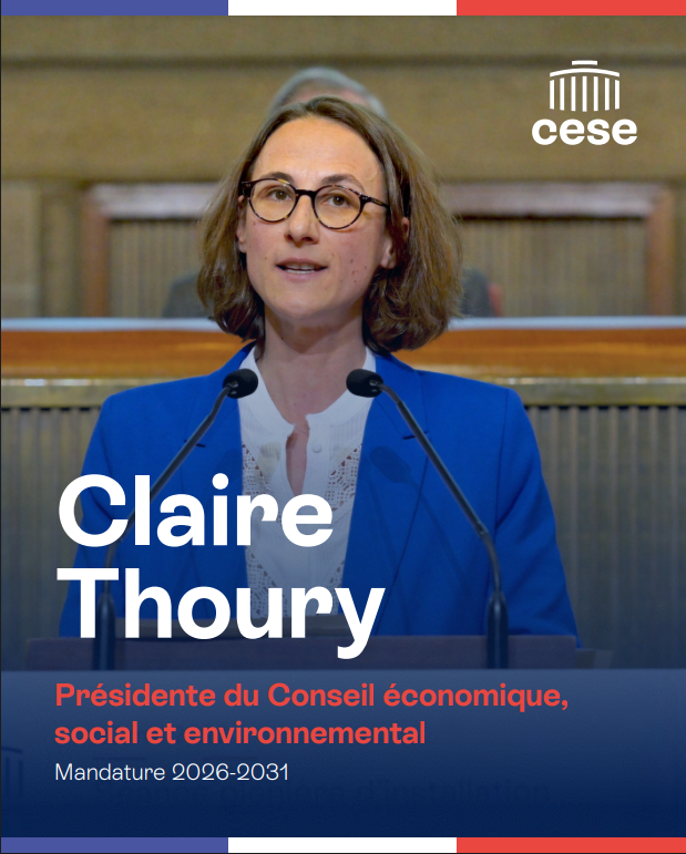 Claire Thoury présidente du CESE 1 Claire Thoury présidente du CESE 1