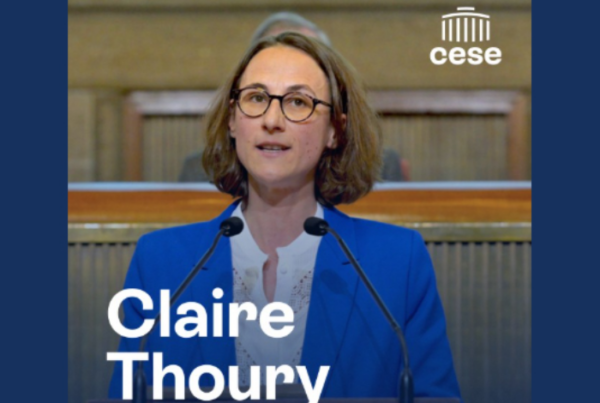 Claire Thoury présidente du CESE