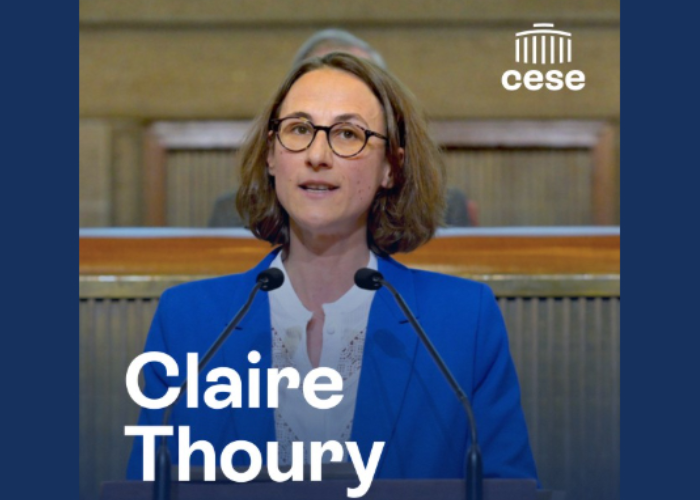 Claire Thoury présidente du CESE