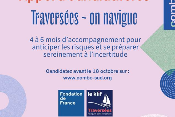 Logo de l'appel à candidature accompagnement Traversées